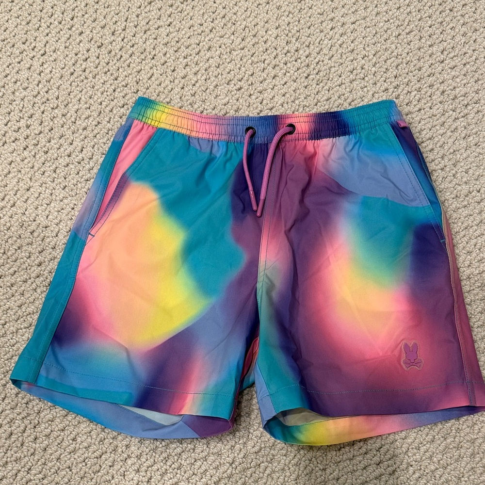Psycho Bunny Vibrant Gradient Swim Shorts